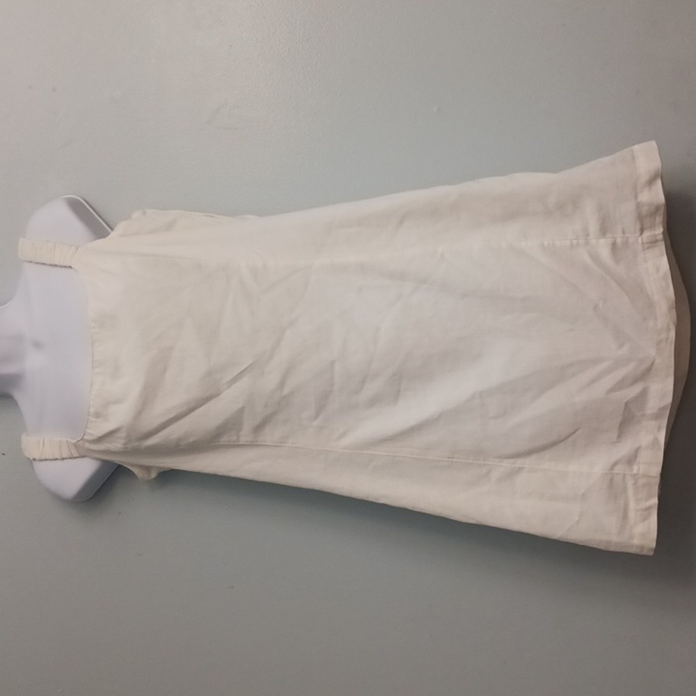 Free People size XL women's ivory linen/cotton blend mini dress.